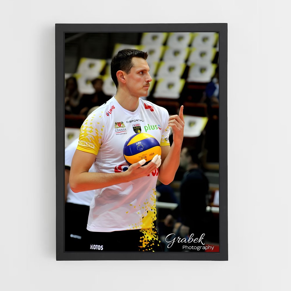 Poster L'Art du Volley – affiche Volleyball (vue 2)